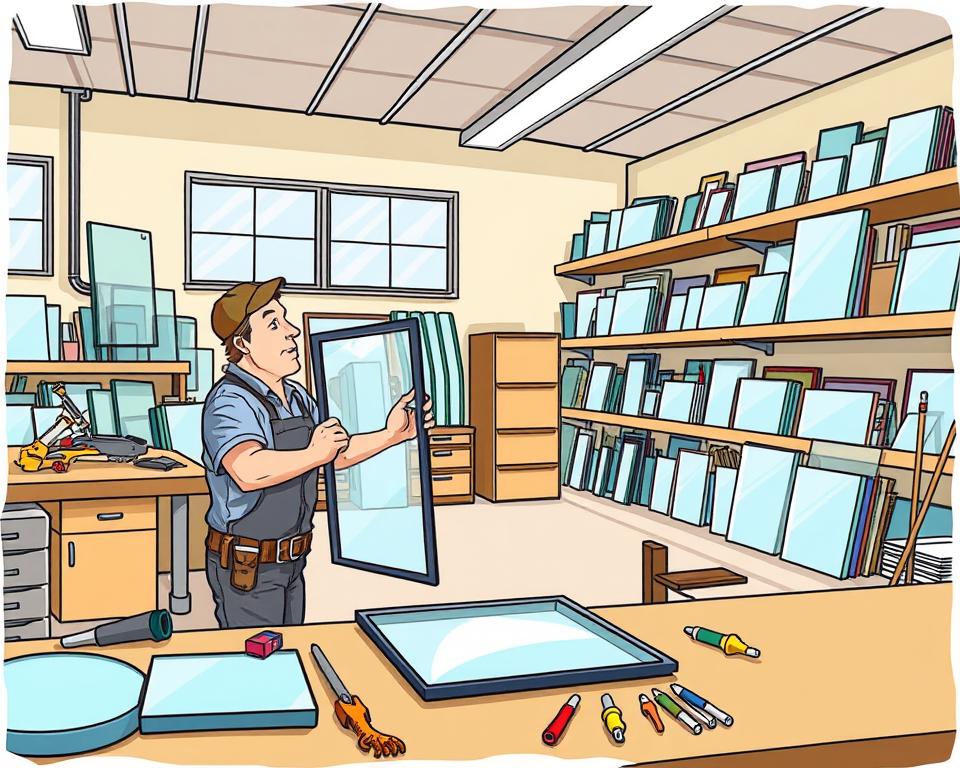 curved glass repair